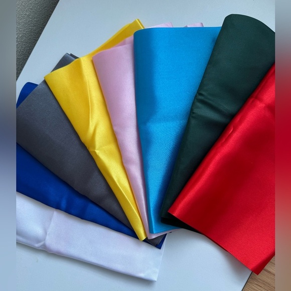 9 Pcs Satin Cloths 17.5” x8” NWT - Picture 1 of 10